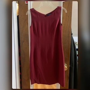 Red Petite Anne Taylor Dress